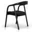 CDC10577-NX Dining Chair - Full Black (Set of 2)
