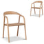 CDC10580-NX Rattan Dining Chair - Natural (Set of 2)