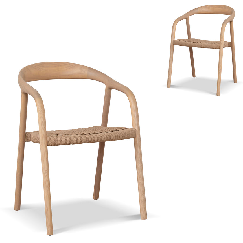 CDC10580-NX Rattan Dining Chair - Natural (Set of 2)