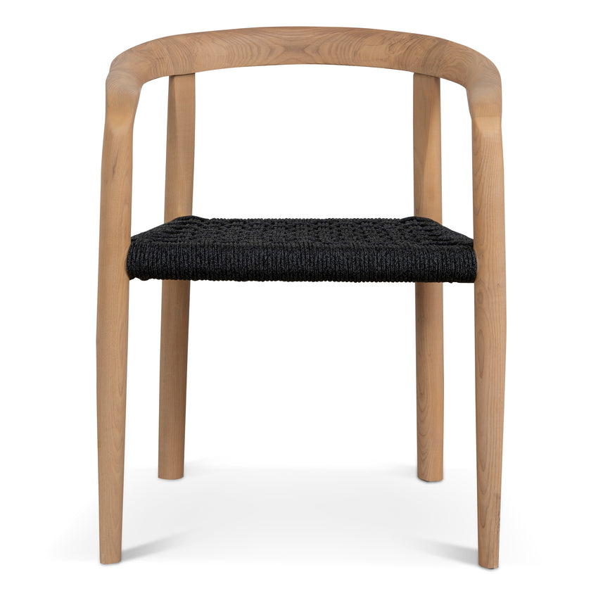 CDC10581-NX Natural Dining Chair - Naxos Charcoal Rope (Set of 2)