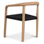 CDC10581-NX Natural Dining Chair - Naxos Charcoal Rope (Set of 2)