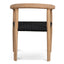 CDC10581-NX Natural Dining Chair - Naxos Charcoal Rope (Set of 2)