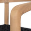CDC10581-NX Natural Dining Chair - Naxos Charcoal Rope (Set of 2)