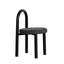 CDC12015-FH Black Dining Chair - Field Charcoal (Set of 2)