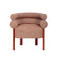 CDC12019-FH Sandy Red Armchair - Russet Brown