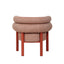 CDC12019-FH Sandy Red Armchair - Russet Brown