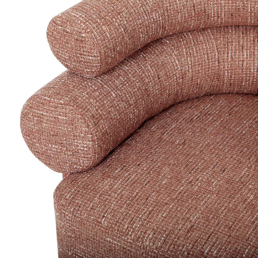 CDC12019-FH Sandy Red Armchair - Russet Brown