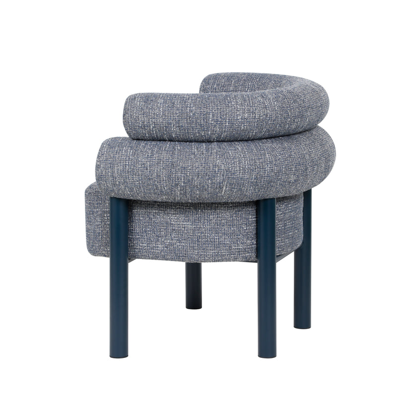 CDC12020-FH Navy Armchair - Prussian Blue
