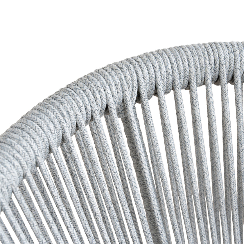 CDC12049-ID Sand White Outdoor Dining Chair - Grey (Set of 2)