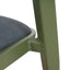 CDC12050-ID Army Green Outdoor Dining Chair - Grey  (Set of 2)