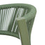 CDC12050-ID Army Green Outdoor Dining Chair - Grey  (Set of 2)