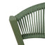 CDC12050-ID Army Green Outdoor Dining Chair - Grey  (Set of 2)