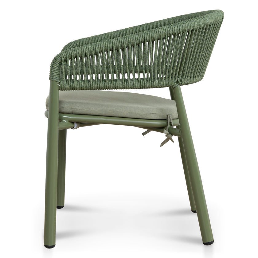 CDC12061-ID Outdoor Dining Chair - Army Green (Set of 2)