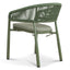 CDC12061-ID Outdoor Dining Chair - Army Green (Set of 2)