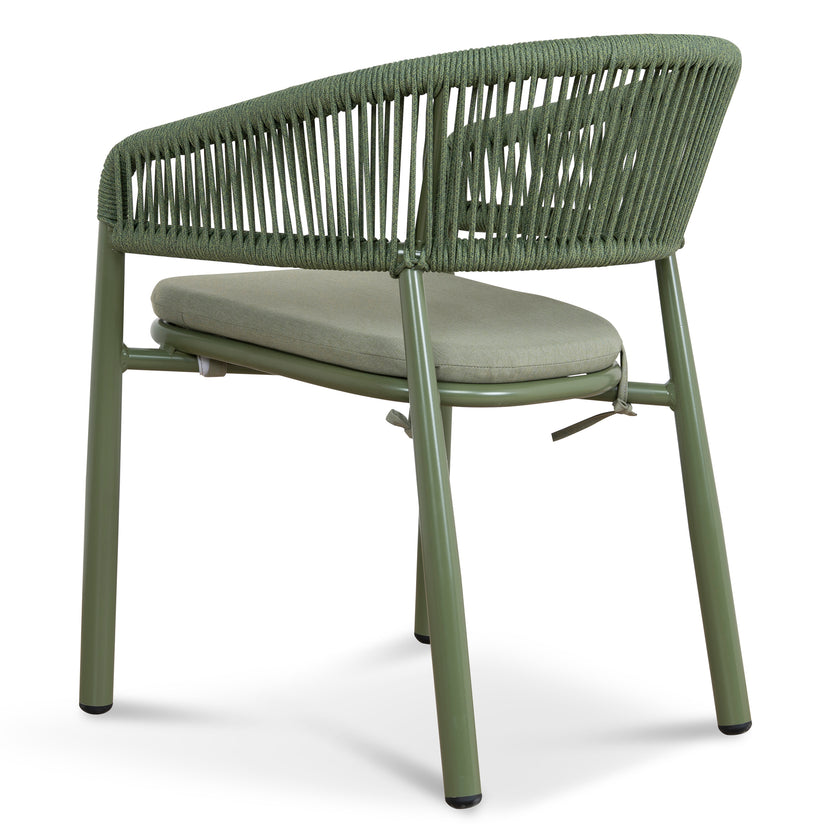 CDC12061-ID Outdoor Dining Chair - Army Green (Set of 2)