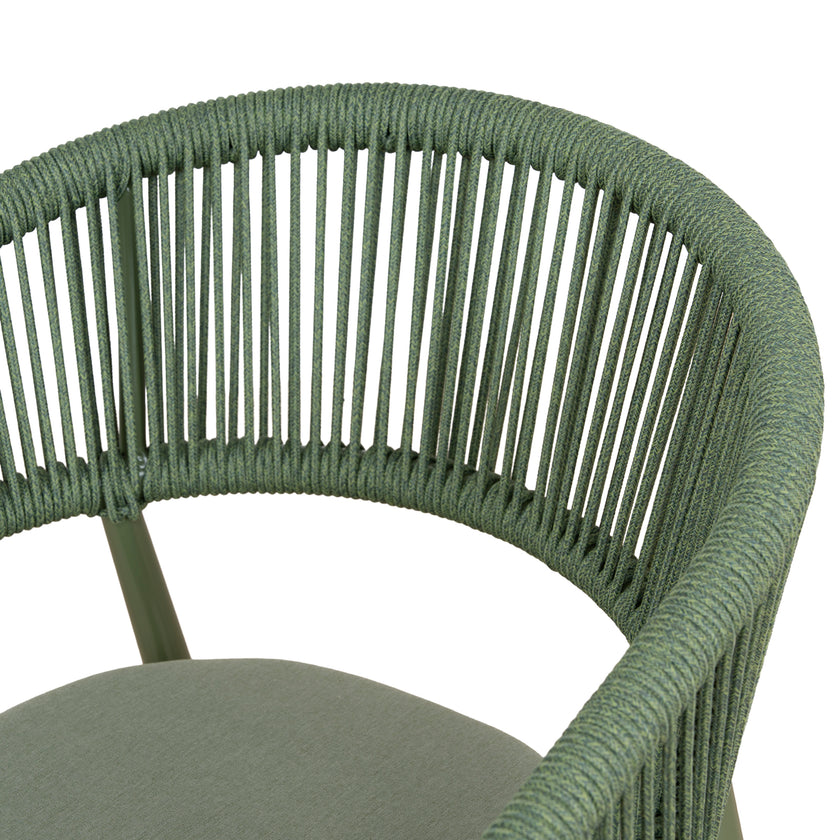 CDC12061-ID Outdoor Dining Chair - Army Green (Set of 2)