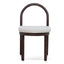 CDC12107-LJ Brown Dining Chair - Clay Grey (Set of 2)