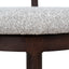 CDC12107-LJ Brown Dining Chair - Clay Grey (Set of 2)