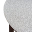 CDC12107-LJ Brown Dining Chair - Clay Grey (Set of 2)