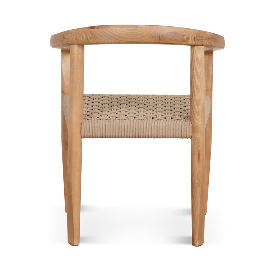 CDC12113-NX Natural Dining Chair - Naxos Latte Rope (Set of 2)