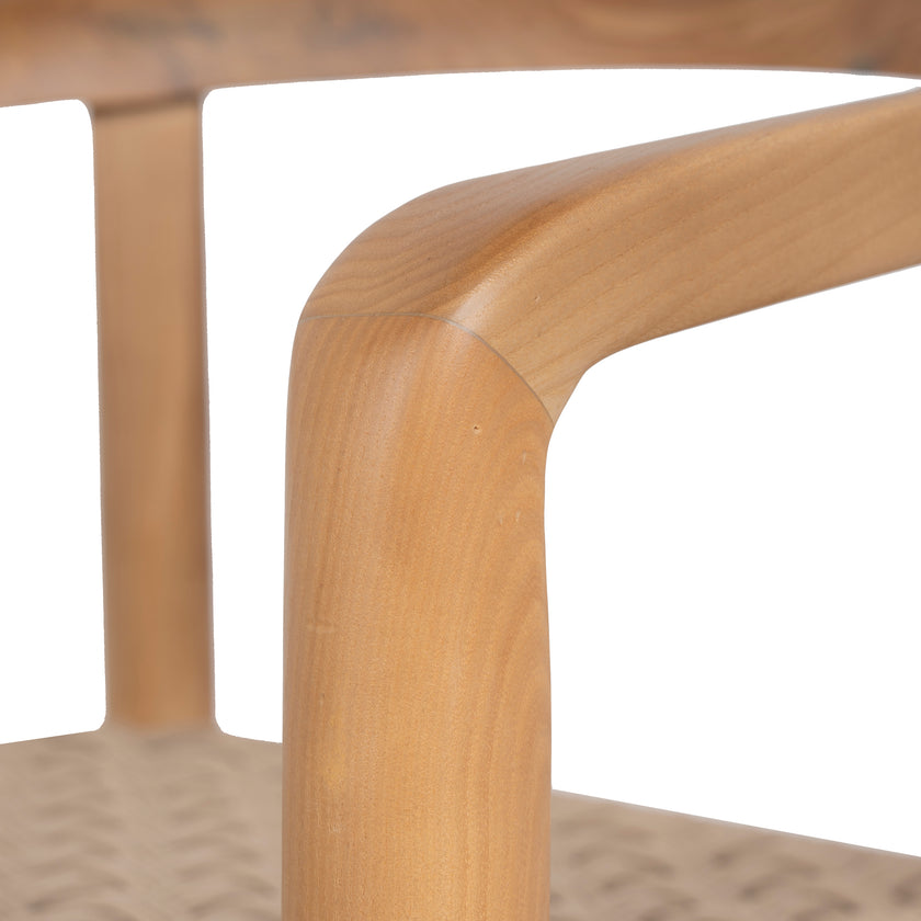 CDC12113-NX Natural Dining Chair - Naxos Latte Rope (Set of 2)