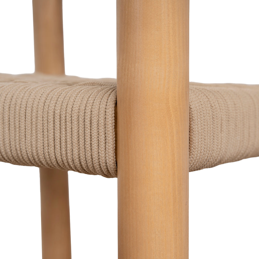 CDC12113-NX Natural Dining Chair - Naxos Latte Rope (Set of 2)