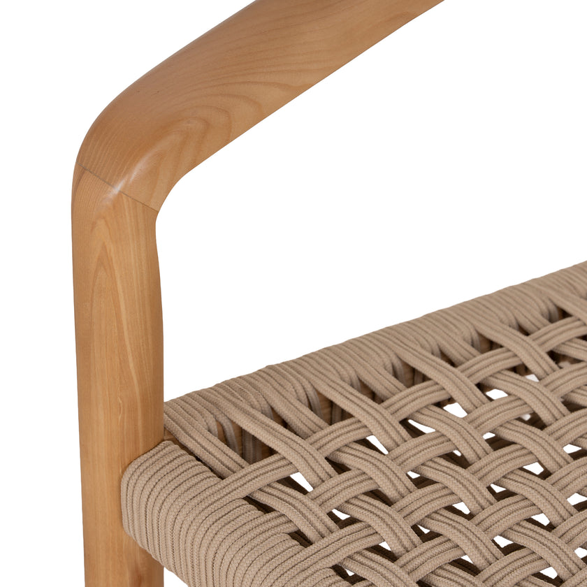 CDC12113-NX Natural Dining Chair - Naxos Latte Rope (Set of 2)