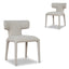 CDC12119-CI Dining Chair - Oatmeal Beige (Set of 2)