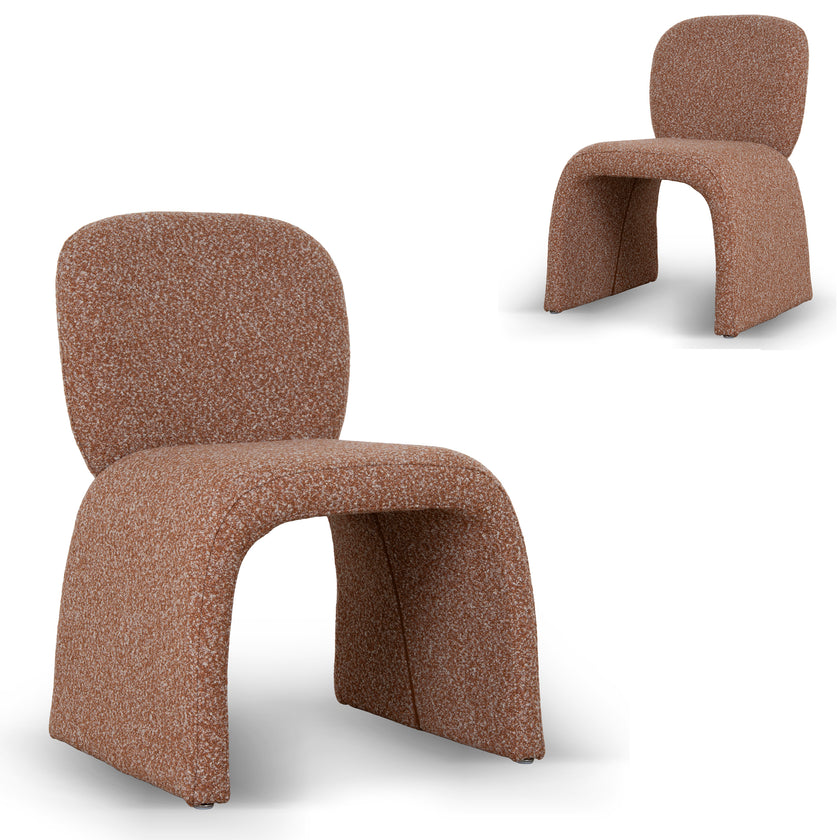 CDC12121-CI Dining Chair - Terracotta Brown (Set of 2)