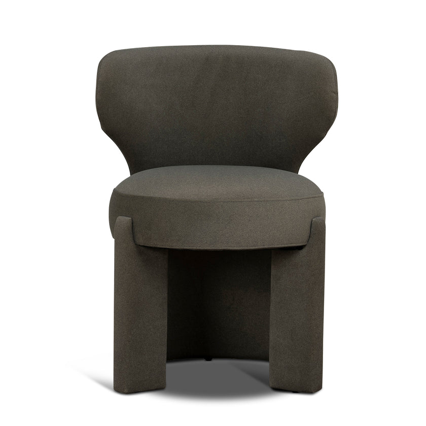 CDC10349-FH Fabric Dining Chair - Dark Moss Green