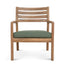 CDC12164-EM Outdoor Lounge Chair - Royal Stone Green