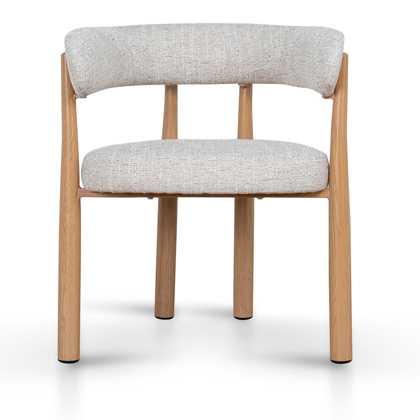 CDC12444-CI Natural Dining Chair -  Kalunfu Beige (Set of 2)
