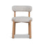 CDC12445-CI Natural Dining Chair - Pale Beige (Set of 2)
