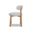 CDC12445-CI Natural Dining Chair - Pale Beige (Set of 2)