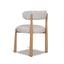 CDC12445-CI Natural Dining Chair - Pale Beige (Set of 2)