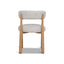 CDC12445-CI Natural Dining Chair - Pale Beige (Set of 2)