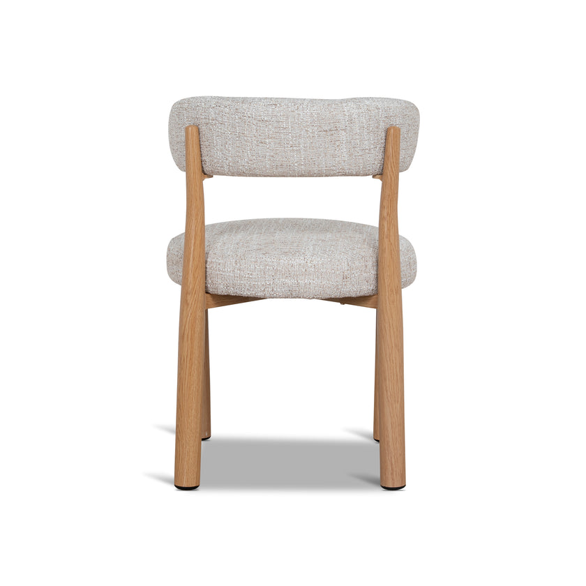 CDC12445-CI Natural Dining Chair - Pale Beige (Set of 2)