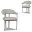 CDC12453-CI Cream Dining Chair - Pale Beige (Set of 2)