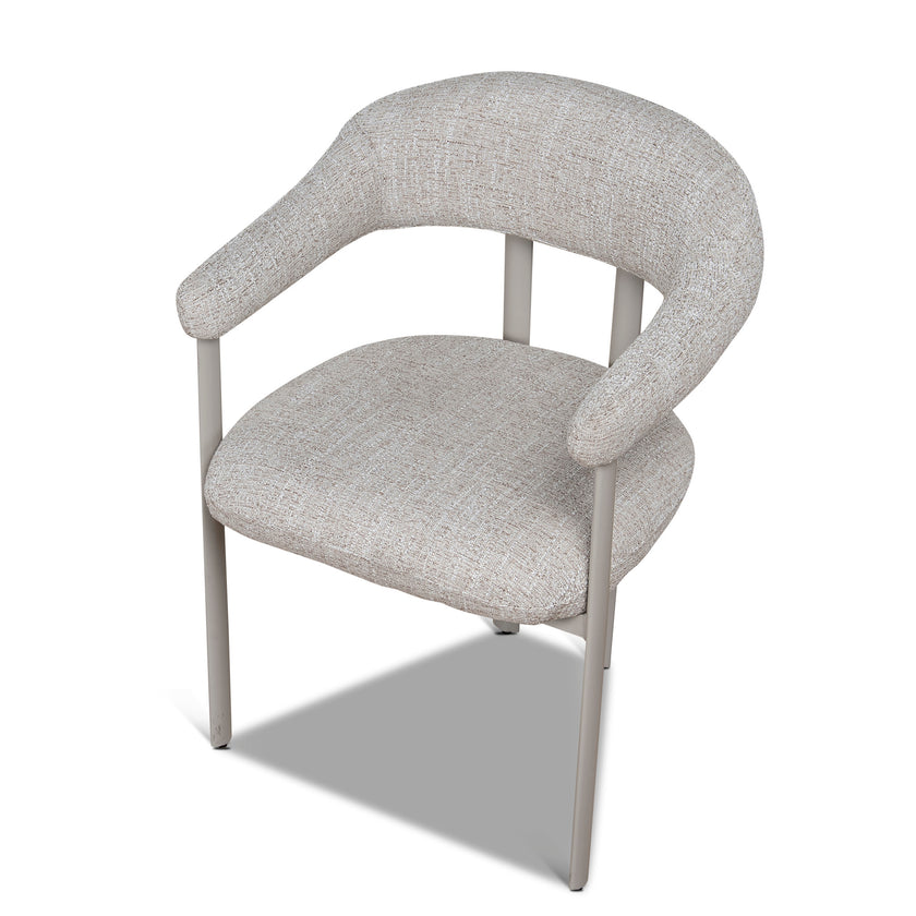 CDC12453-CI Cream Dining Chair - Pale Beige (Set of 2)