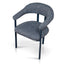 CDC12454-CI Blue Sand Dining Chair - Prussian Blue (Set of 2)
