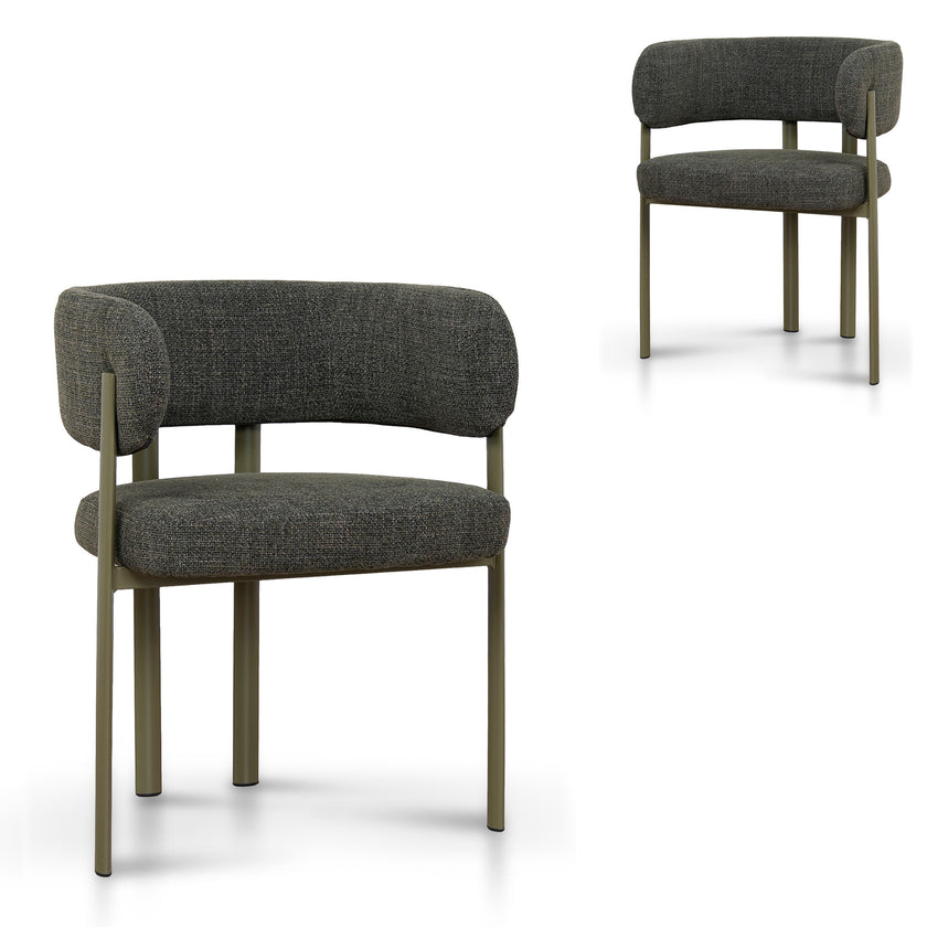 CDC12455-CI Green Dining Chair - Kaitoke Green (Set of 2)