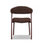 CDC12463-CI Red Dining Chair - Moss Brown (Set of 2)