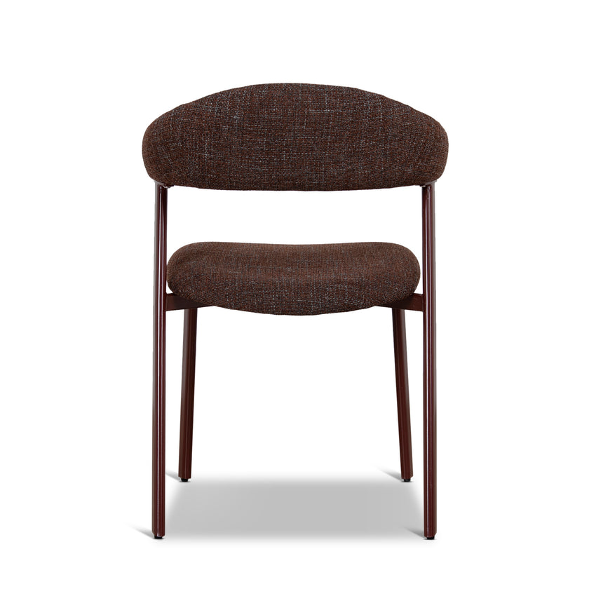 CDC12463-CI Red Dining Chair - Moss Brown (Set of 2)