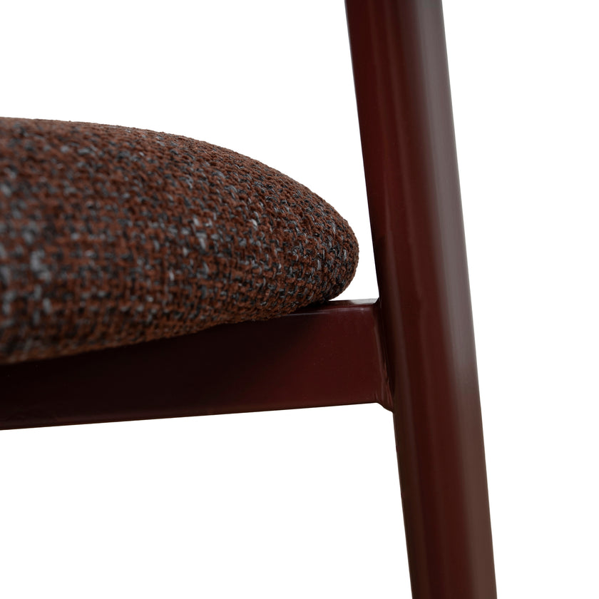 CDC12463-CI Red Dining Chair - Moss Brown (Set of 2)