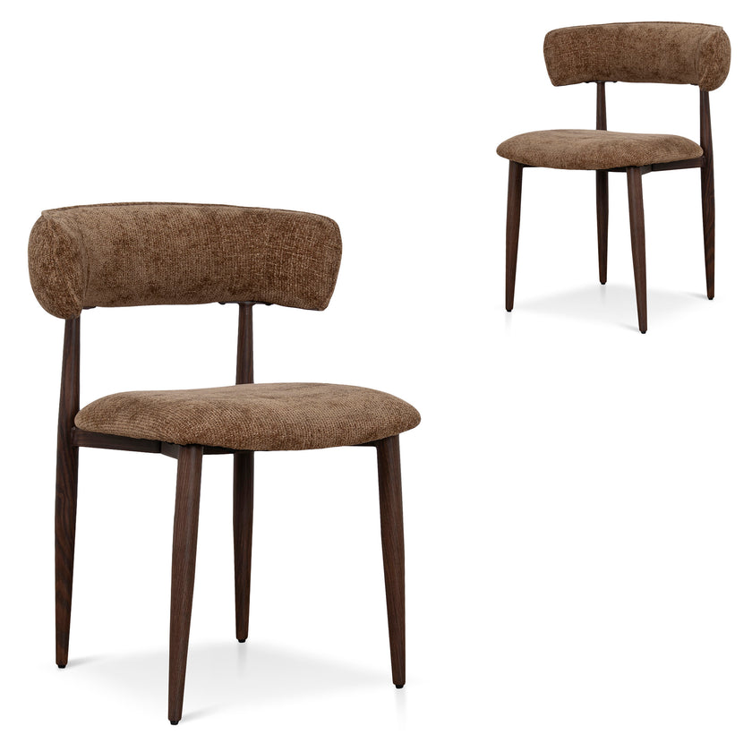 CDC12465-CI Walnut Dining Chair - Lila Nutmeg (Set of 2)