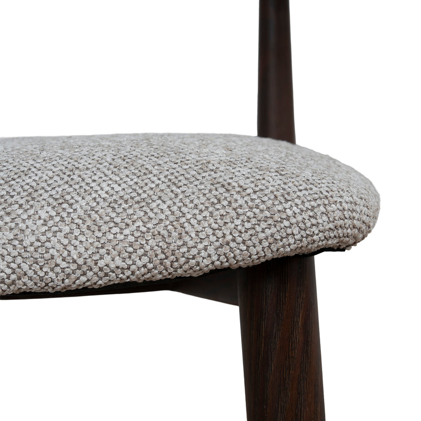 CDC12466-CI Walnut Dining Chair - Clay Beige (Set of 2)