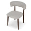CDC12466-CI Walnut Dining Chair - Clay Beige (Set of 2)