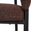 CDC12469-CI Black Dining Chair - Moss Brown (Set of 2)