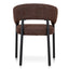 CDC12469-CI Black Dining Chair - Moss Brown (Set of 2)