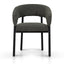CDC12470-CI Black Dining Chair - Kaitoke Green (Set of 2)